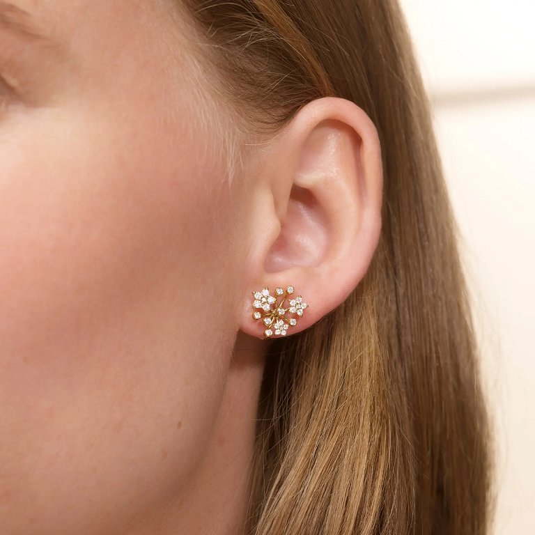 Diamantohrstecker "Shooting Stars" – Bild 3