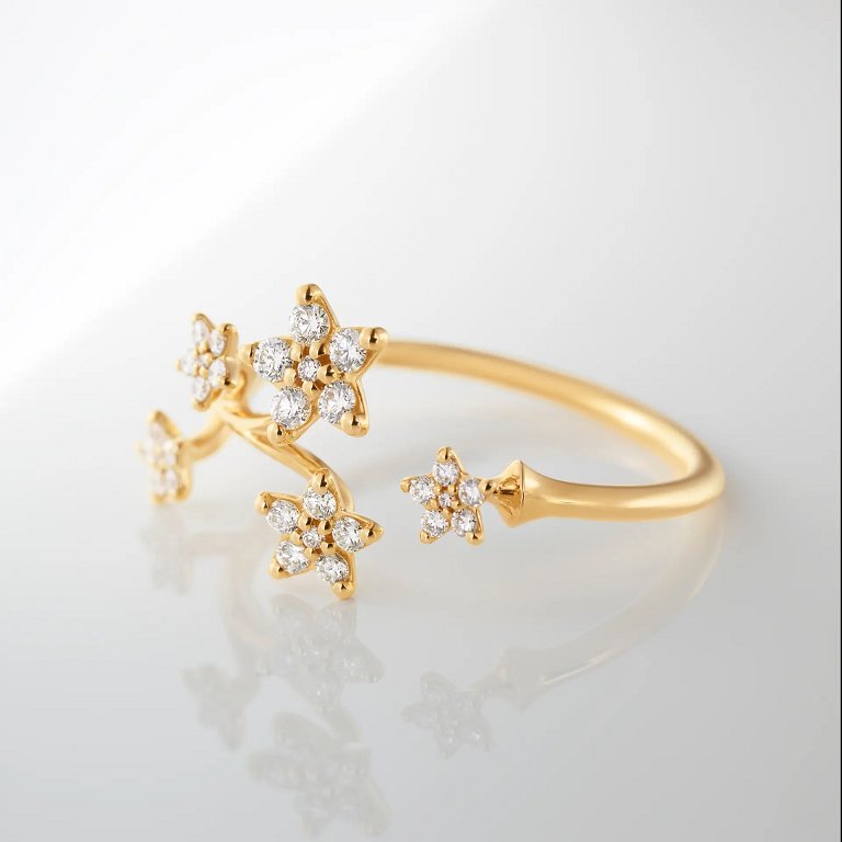 RING "SHOOTING STARS" PAVÉ – Bild 2