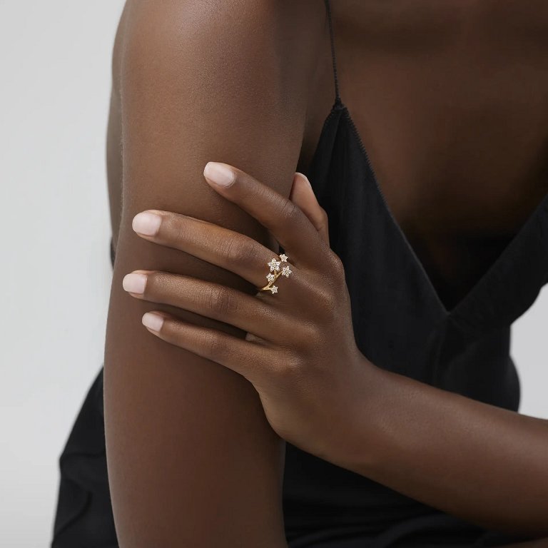 RING "SHOOTING STARS" PAVÉ – Bild 3